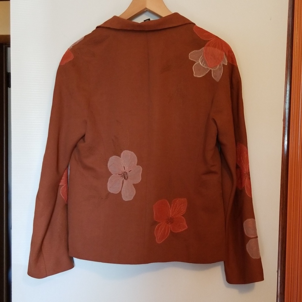 Embroidered open jacket - Picture 2 of 3
